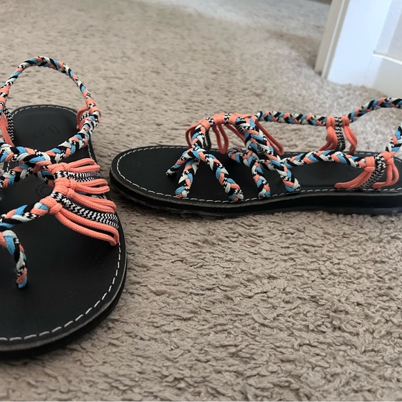 Colorful Rope Sandals - Picture 2 of 4